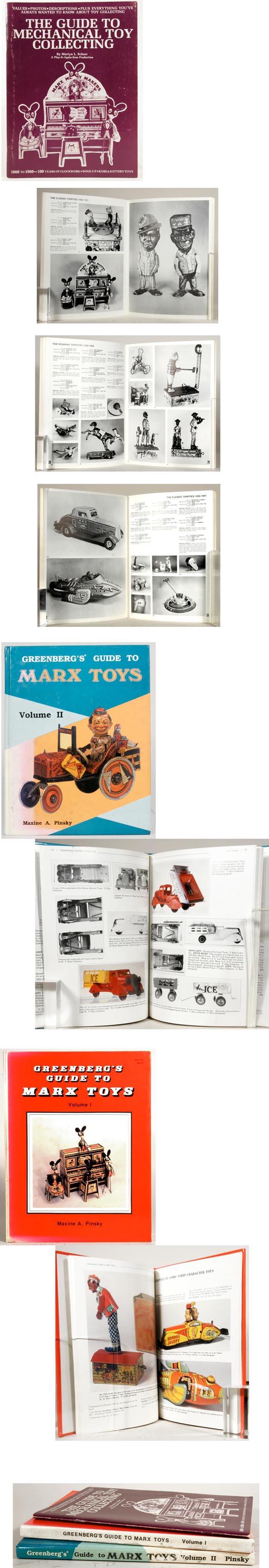 Three Mechanical Toy Collecting Books